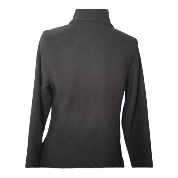 AMAZON Essentials Black Full Zip Fleece Jacket Size M - Picture 6 of 6